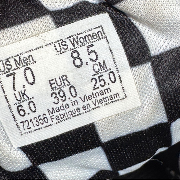 Vans UltraRange Gore Knit Slip On Sneakers Black White 7 Men 8.5 Women - Picture 10 of 11